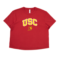USC Trojans Women's lululemon Cardinal Tommy Head Relaxed-Fit Cotton Jersey T-Shirt